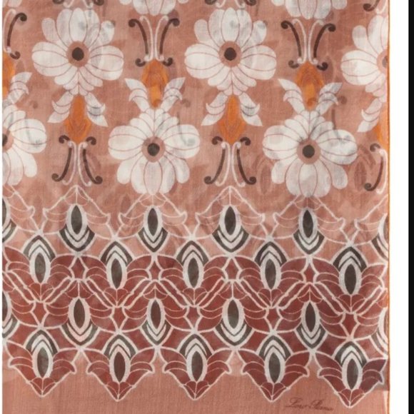 Loro Piana Floral Tapestry Cashmere Scarf NWT - Picture 2 of 3